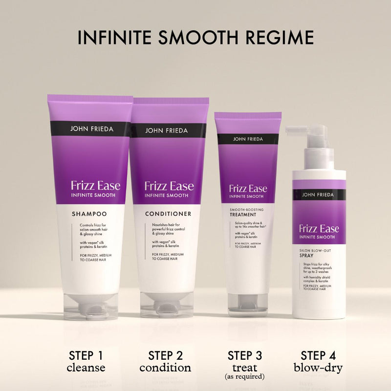 John Frieda frizz ease infinite smooth shampoo 250ml, imported from the UK