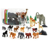 Chad Valley Safari animal figures bucket 50pc, imported from the UK