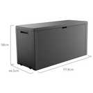 Keter Emily Grey storage box 277L, UK version