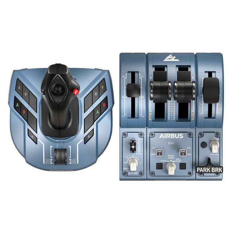 Thrustmaster TCA Captain Pack X Airbus Edition flight controller (British brand)