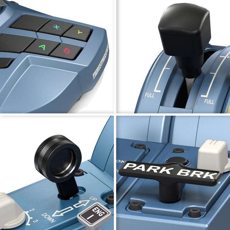 Thrustmaster TCA Captain Pack X Airbus Edition flight controller (British brand)