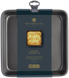Masterclass square carbon steel baking tin 23cm, imported from the UK