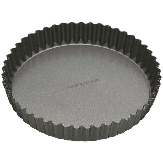 MasterClass 23cm non-stick fluted flan tin, imported from the UK