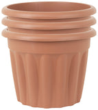 Wham plastic planter terracotta 40cm, imported from the UK