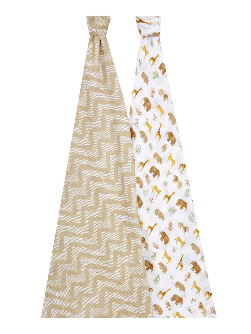 aden anais animal print baby blankets 2 pack - British product