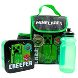 Minecraft lunch bag and bottle set 700ml, imported from the UK