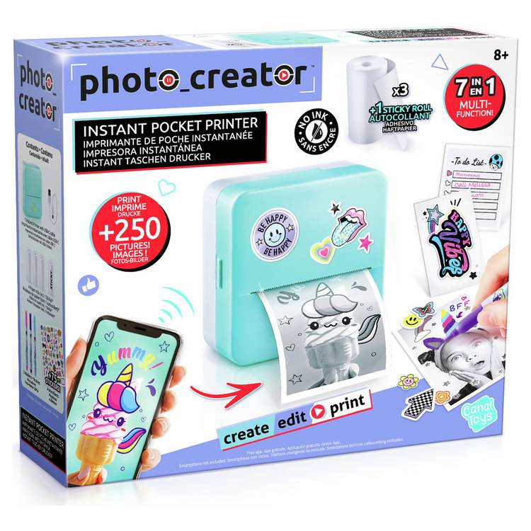 Photo Creator Instant Pocket Printer, UK version