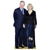 Star Cutouts King Charles Queen Camilla lifesize cardboard cutout (British brand)