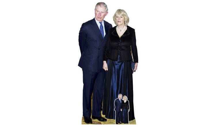 Star Cutouts King Charles Queen Camilla lifesize cardboard cutout (British brand)