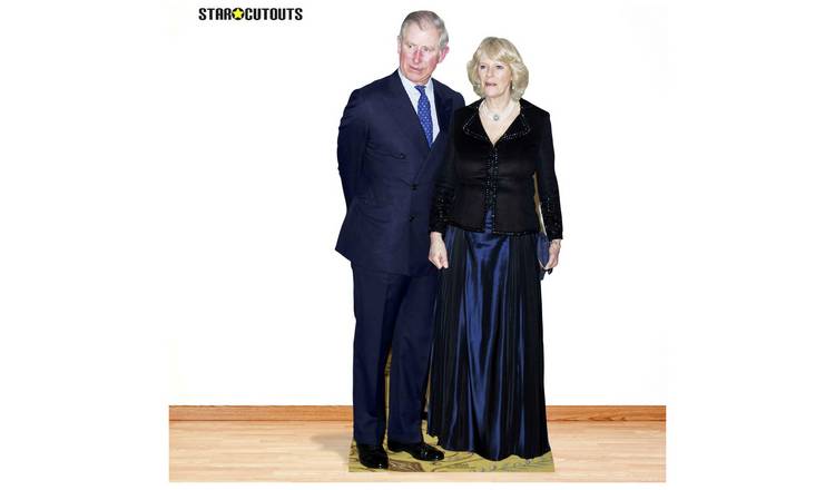 Star Cutouts King Charles Queen Camilla lifesize cardboard cutout (British brand)