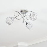 BHS Orchid ceiling light silver 42cm diameter - British product