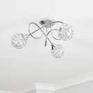 BHS Orchid ceiling light silver 42cm diameter - British product