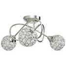 BHS Orchid ceiling light silver 42cm diameter - British product