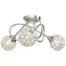 BHS Orchid ceiling light silver 42cm diameter - British product