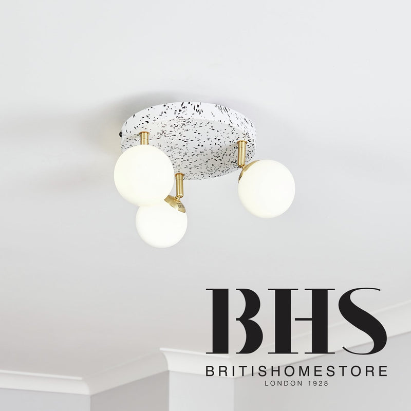 BHS gold ceiling light 38cm diameter - British product