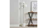 BHS Fleur 3 Light Gold Floor Lamp - British product