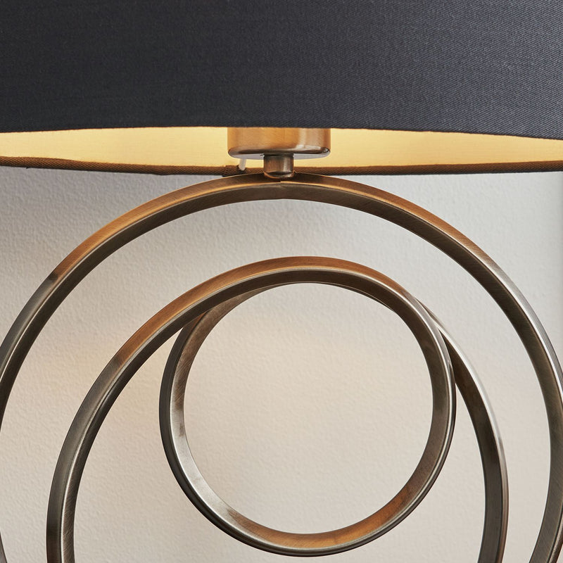 BHS Helix Silver Table Lamp - British product