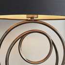 BHS Helix Silver Table Lamp - British product