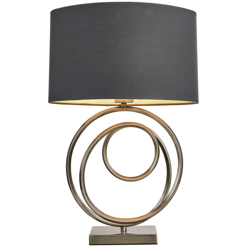 BHS Helix Silver Table Lamp - British product
