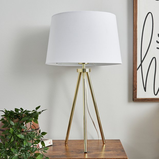BHS Louisa Large Brass Table Lamp - British product