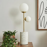 BHS gold table lamp H54cm x 16cm diameter - British product