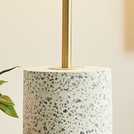 BHS gold table lamp H54cm x 16cm diameter - British product