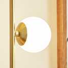 BHS gold table lamp H54cm x 16cm diameter - British product