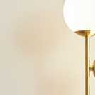 BHS gold table lamp H54cm x 16cm diameter - British product