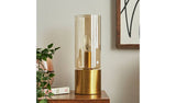 Argos BHS Tyrrel Cylinderical Touch Table Lamp - Brass- Buy online at McGrocer