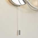 BHS Orchid Alice chrome glass wall light - British product