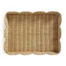 Habitat Scallop Woven Tray natural 40x30x7cm, UK version