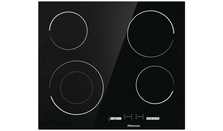 Hisense electric ceramic hob black 60cm x 51cm, UK version