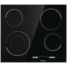 Hisense E6432C black electric ceramic hob W60 D51cm, UK version
