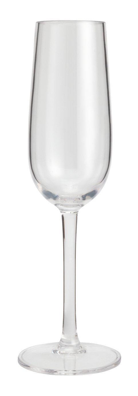 Plastic prosecco glasses pack of 4, imported from the UK