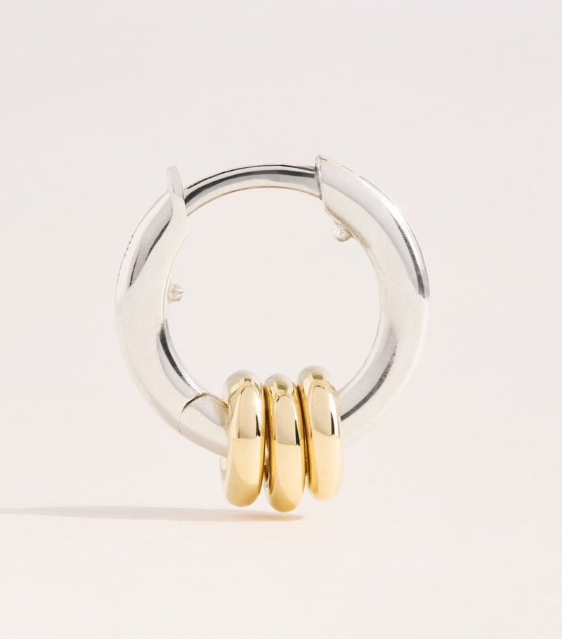 Spinelli Kilcollin hoop earrings sterling silver and yellow gold - British product