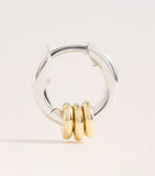 Spinelli Kilcollin hoop earrings sterling silver and yellow gold - British product