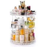 Livingandhome Rotating Makeup Organizer Clear Acrylic 34cm, UK version