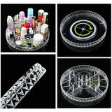Livingandhome Rotating Makeup Organizer Clear Acrylic 34cm, UK version