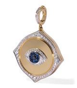 Harrods Annoushka Yellow Gold and Diamond Mythology Eye Spy Charm Pendant- Buy online at McGrocer