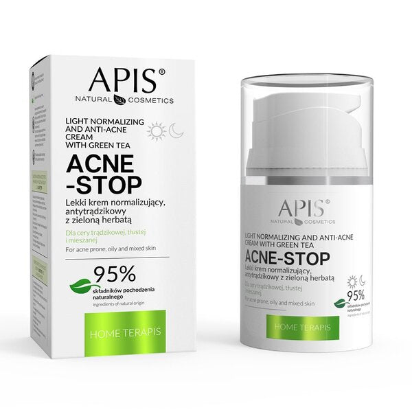 APIS anti-acne cream green tea 50ml - British product