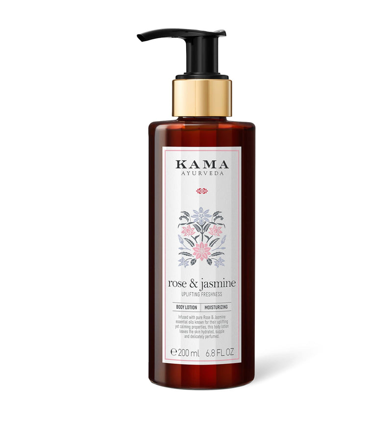 Kama Ayurveda rose and jasmine body lotion 200ml, UK version