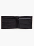 Levi's black leather bifold wallet, UK version