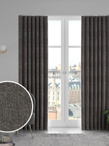 Next French Grey Chenille Made to Measure Curtains- Buy online at McGrocer