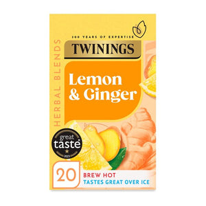 Twinings Lemon & Ginger Tea 20 per pack