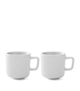 Harrods LSA International Collective Porcelain Espresso Cups Set of 2 75ml- Buy online at McGrocer