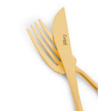Cutipol 24-piece stainless steel cutlery set with brushed finish - British product