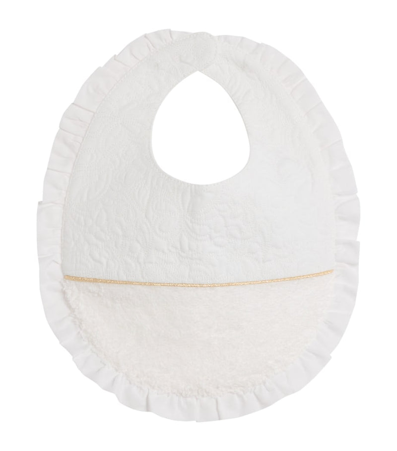 Tartine et Chocolat baby bib lamé stripe (British brand)