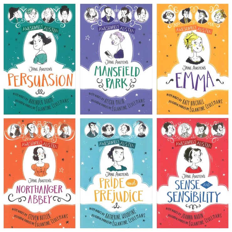 Awesomely Austen 6-book slipcase box set, UK version