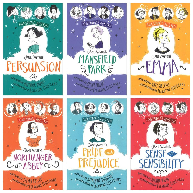 Awesomely Austen 6-book slipcase box set, UK version
