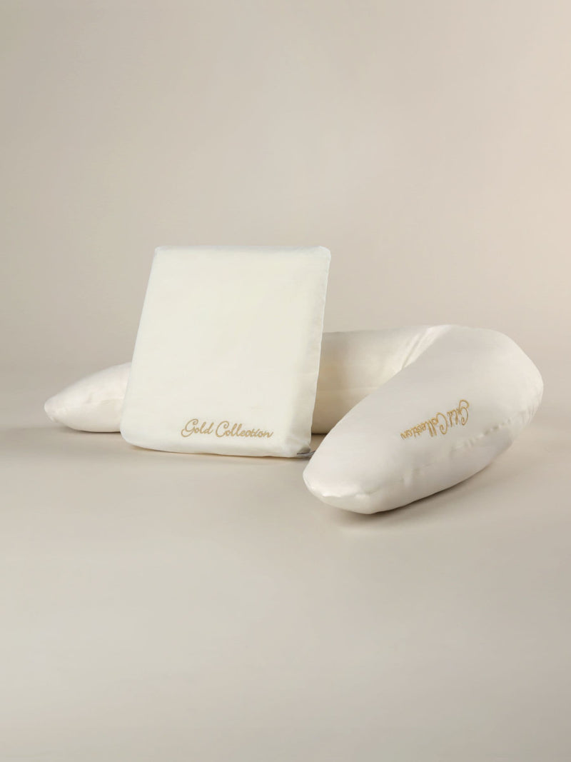 Mother & Baby white support pillow and wedge set, imported from the UK